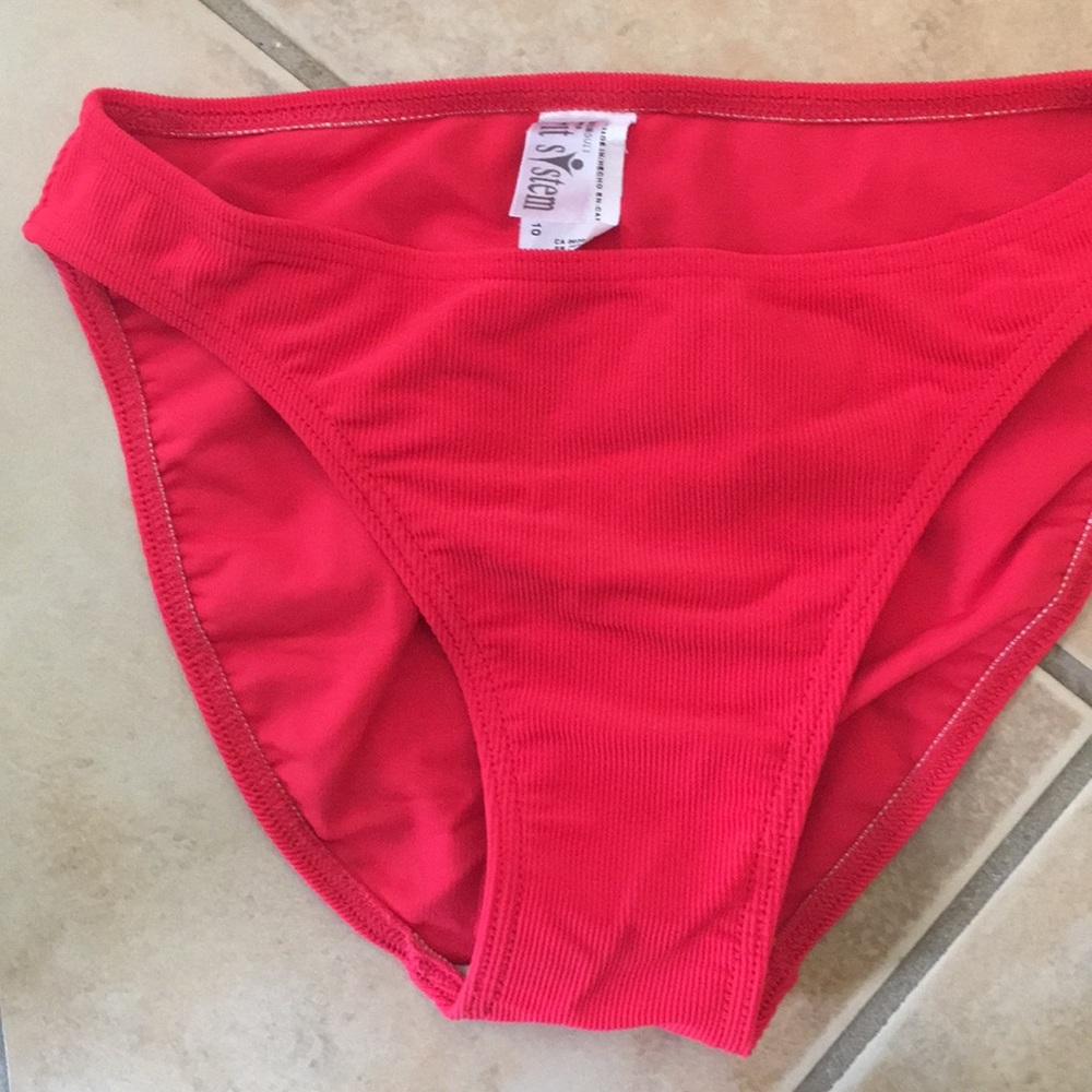 Fire Engine Red Bikini - Picture 3 of 4